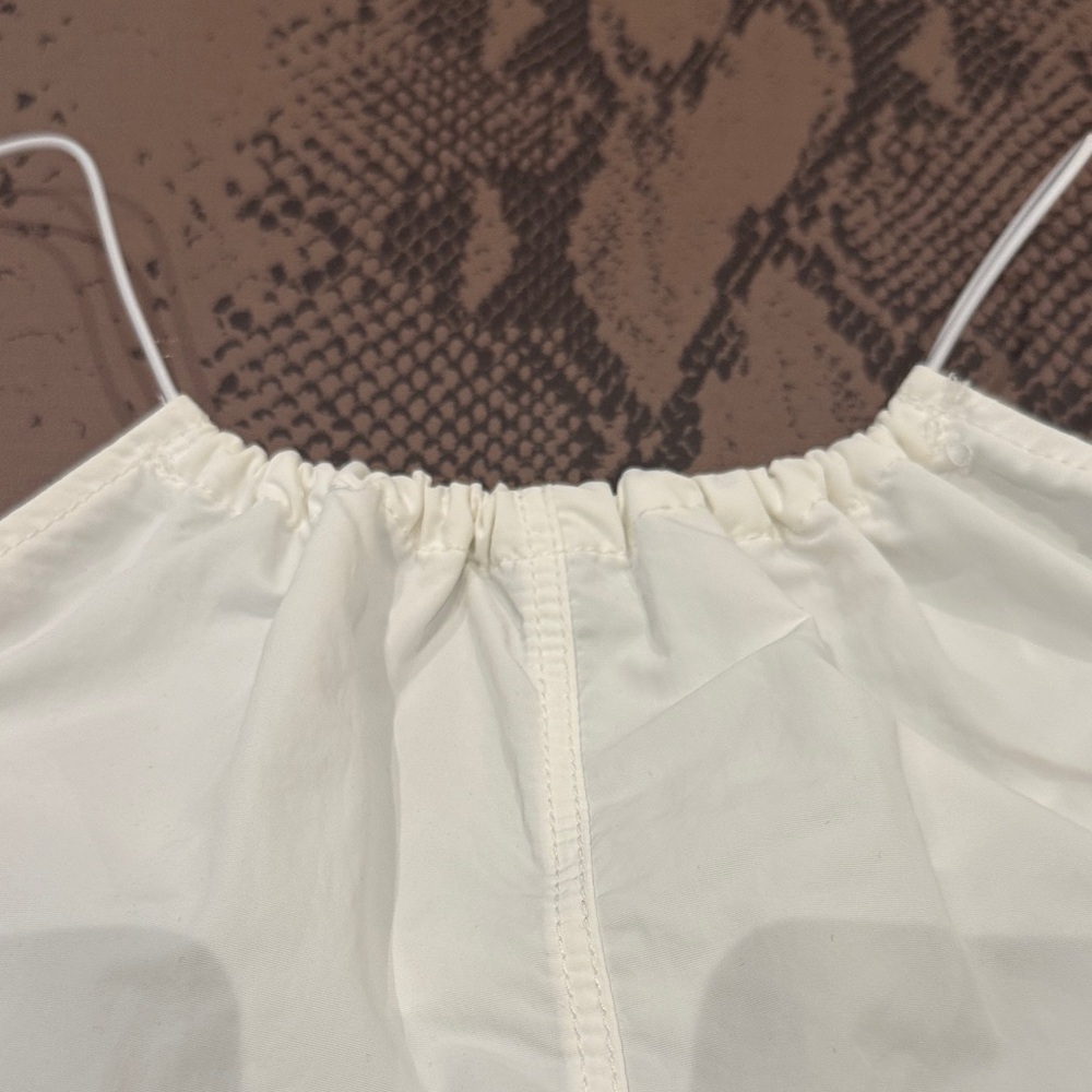 Zara Cream Ruffled Top - Picture 3 of 7